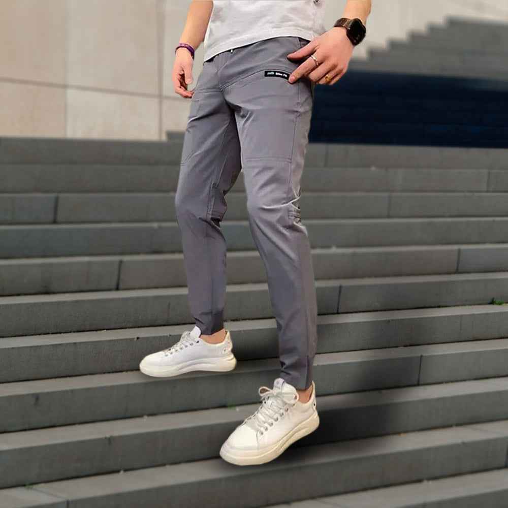 Men's Tapered Casual Cargo Pants for Everyday Wear