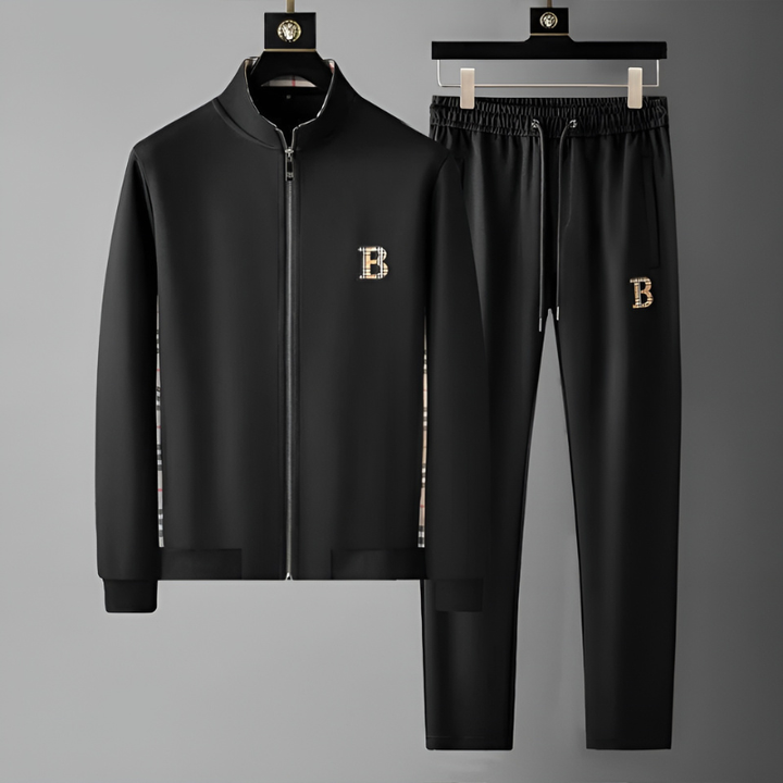 Bracciano Premium Tracksuit Set Black