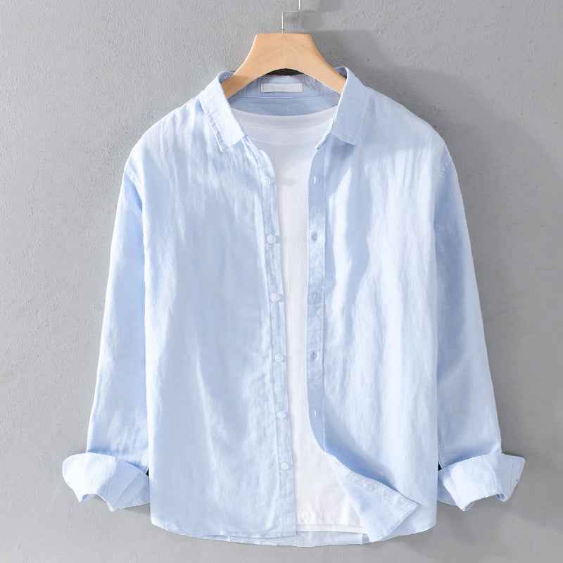 Men's Relaxed Fit Shirt - Comfortable and Stylish Blue