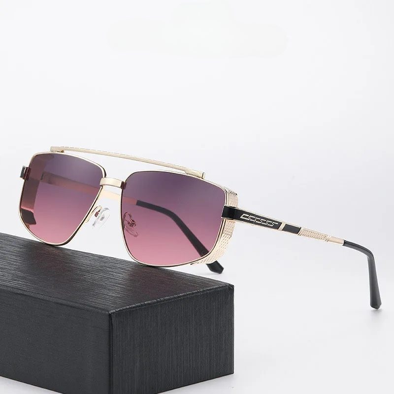 Stylish Designer-Inspired Sunglasses Purple