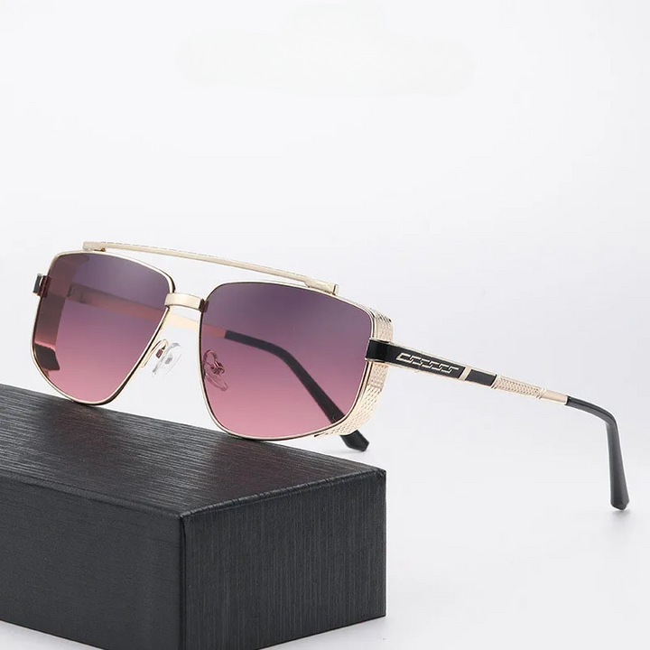 Stylish Designer-Inspired Sunglasses Purple