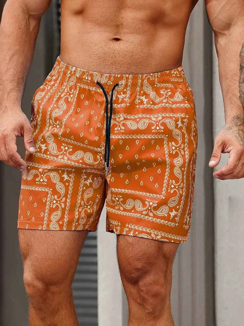 Ralph | Comfortable Swim Shorts for Men - Perfect for Summer Days Mandarin Red