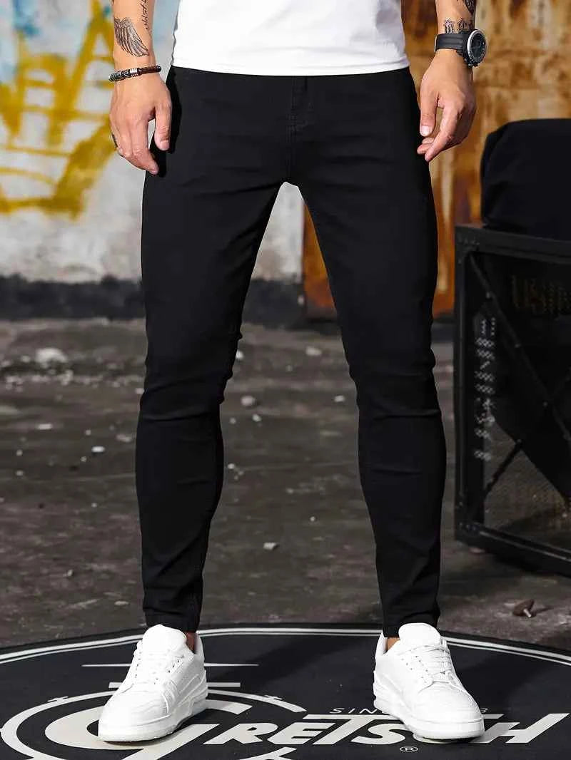 Men's Stretch Denim Skinny Jeans – Stylish & Comfortable Casual Wear