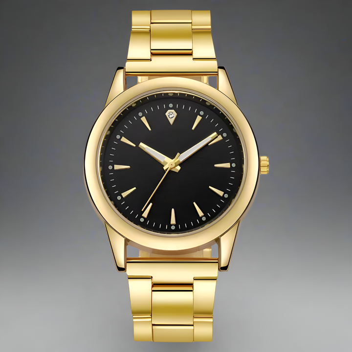 Elegant Timepiece for Every Occasion Gold Onyx