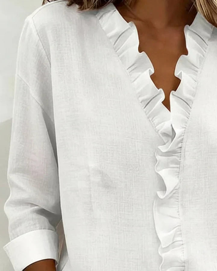Women's Lightweight V-Neck Blouse