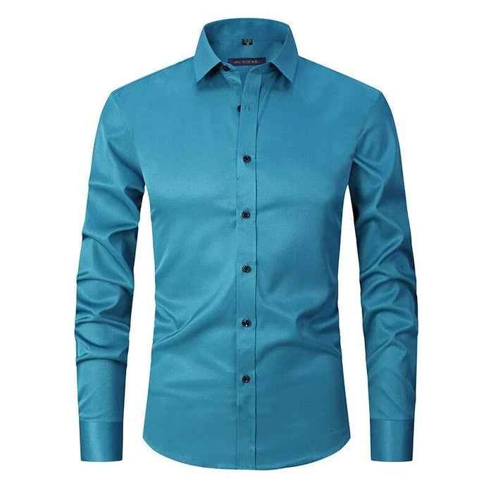 Men's Wrinkle-Free Stretch Shirt Light Green