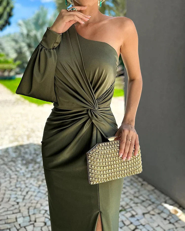 Yassi | Women's One Shoulder Maxi Dress
