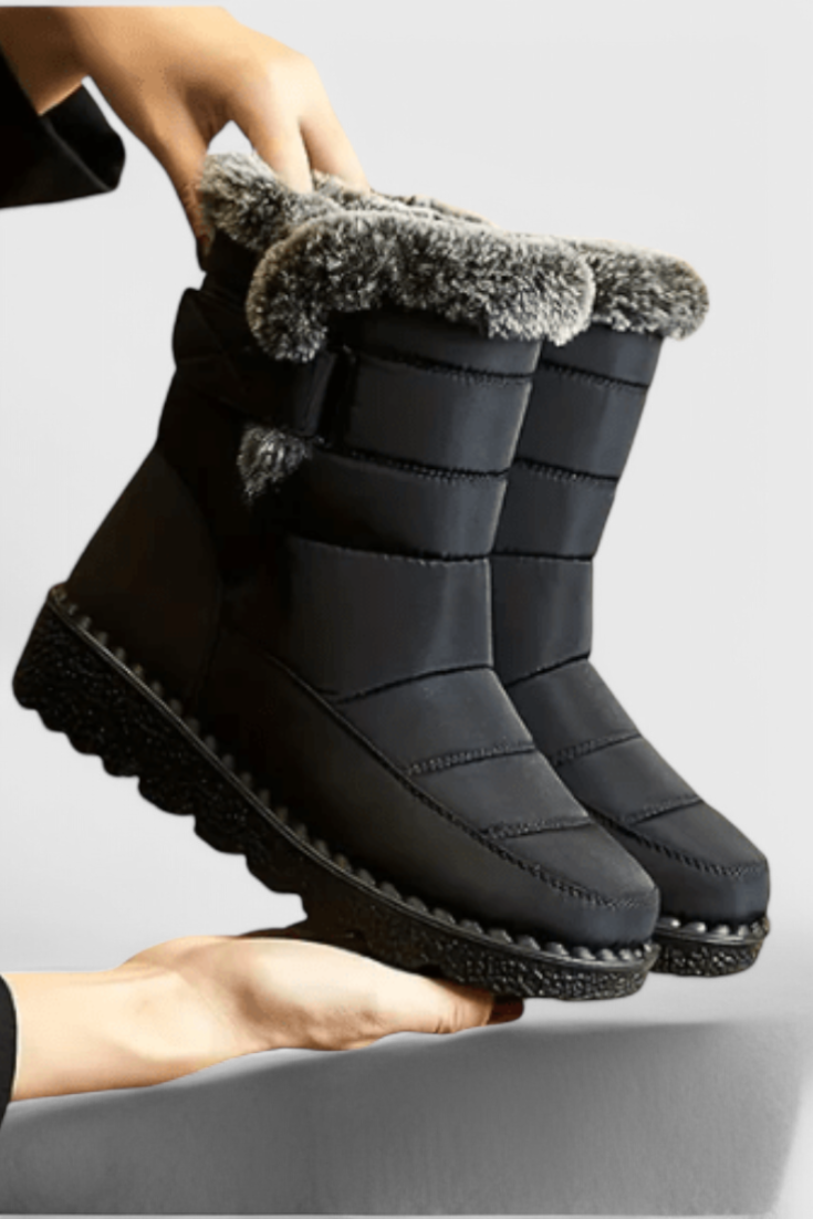 Lexi | Waterproof Boots with Slip-Resistant Sole Black