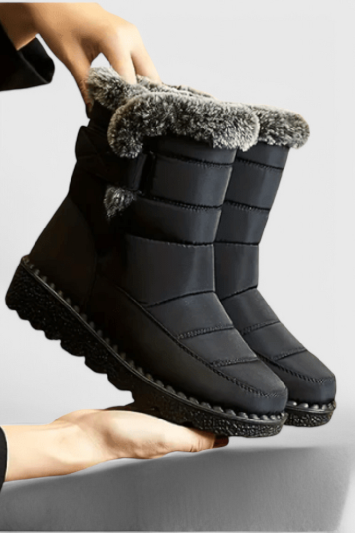 Lexi | Waterproof Boots with Slip-Resistant Sole Black