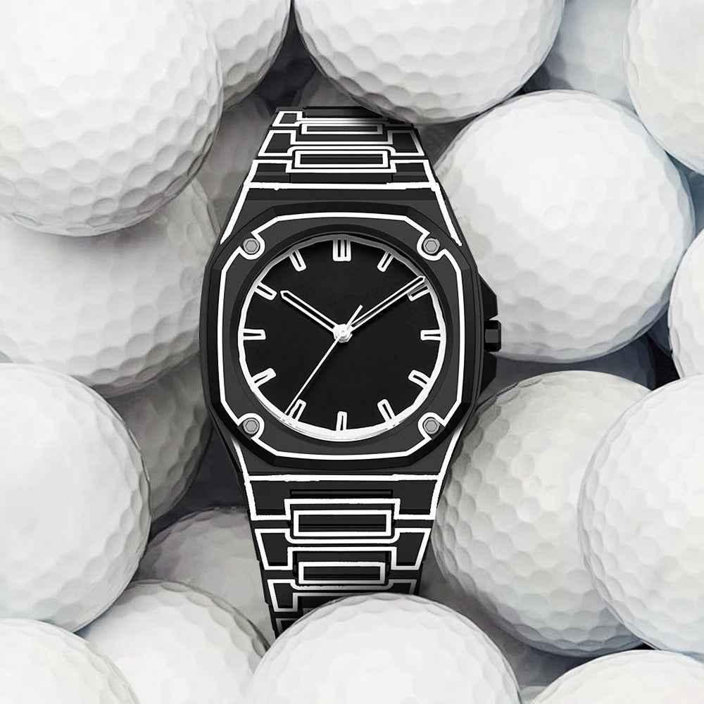Stylish Arc Outline Watch for Modern Elegance