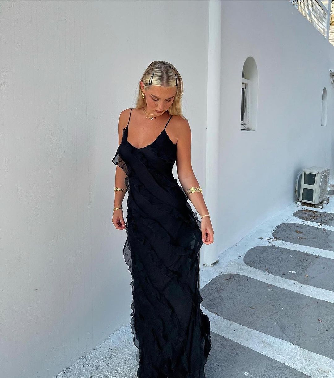 Tullia | Elegant Ruffle Dress for Women – Perfect Summer Outfit