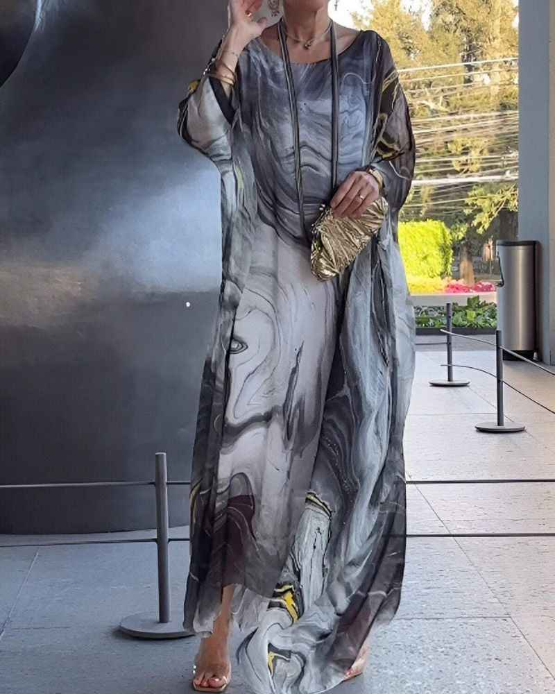 Connie | Elegant Tummy Coverage Dress Grey