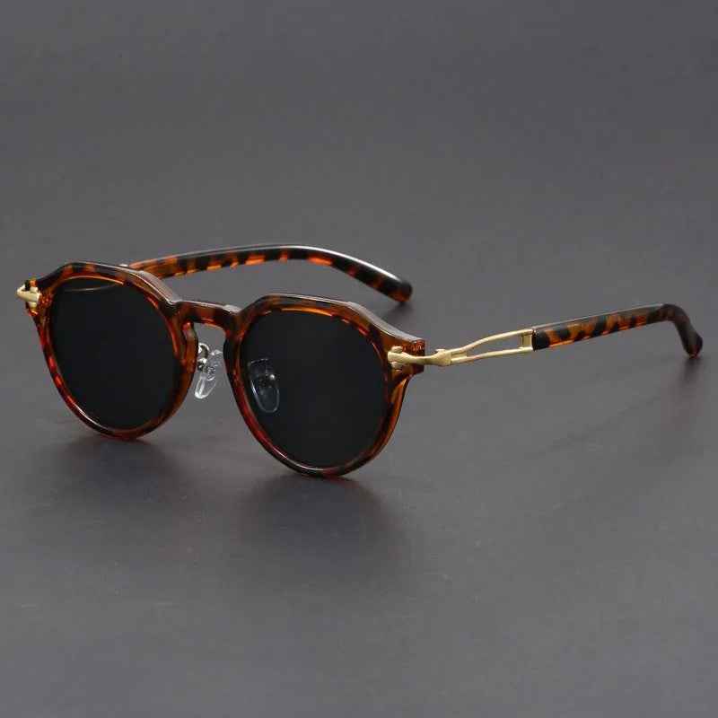 Chic Round Sunglasses for Stylish Looks Leopard