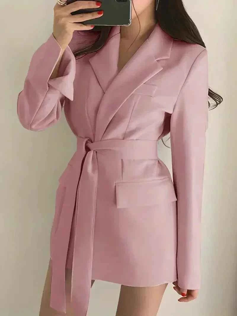 Women's Elegant Short Blazer Dress