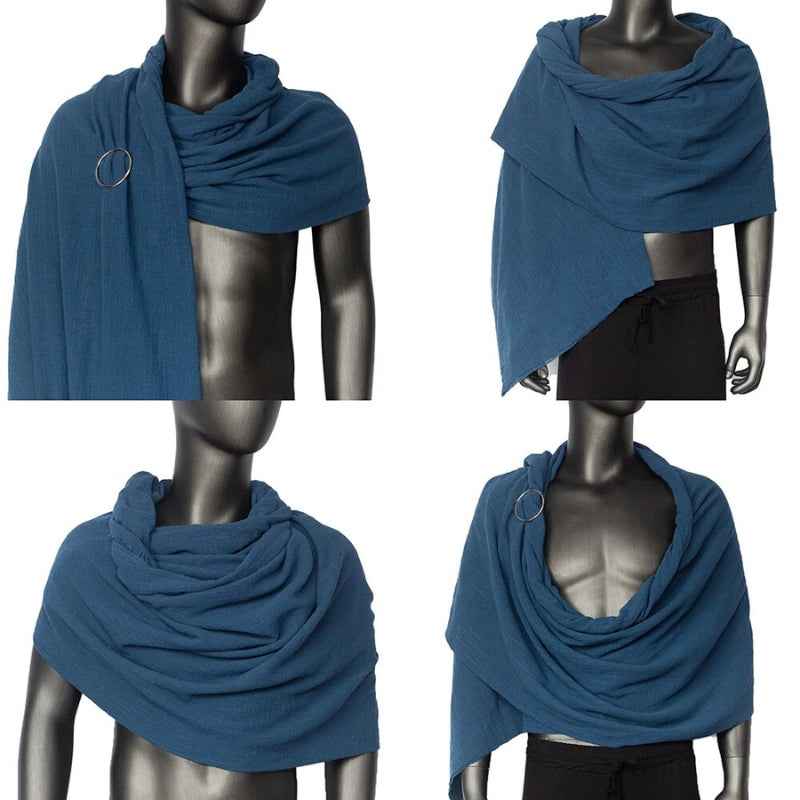 Medieval Traveler's Cloak Blue
