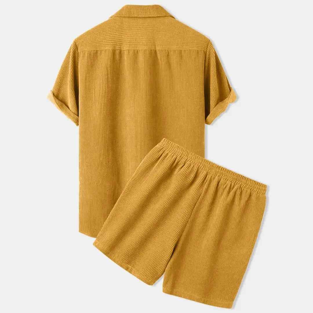 Men's Retro Casual Corduroy Set
