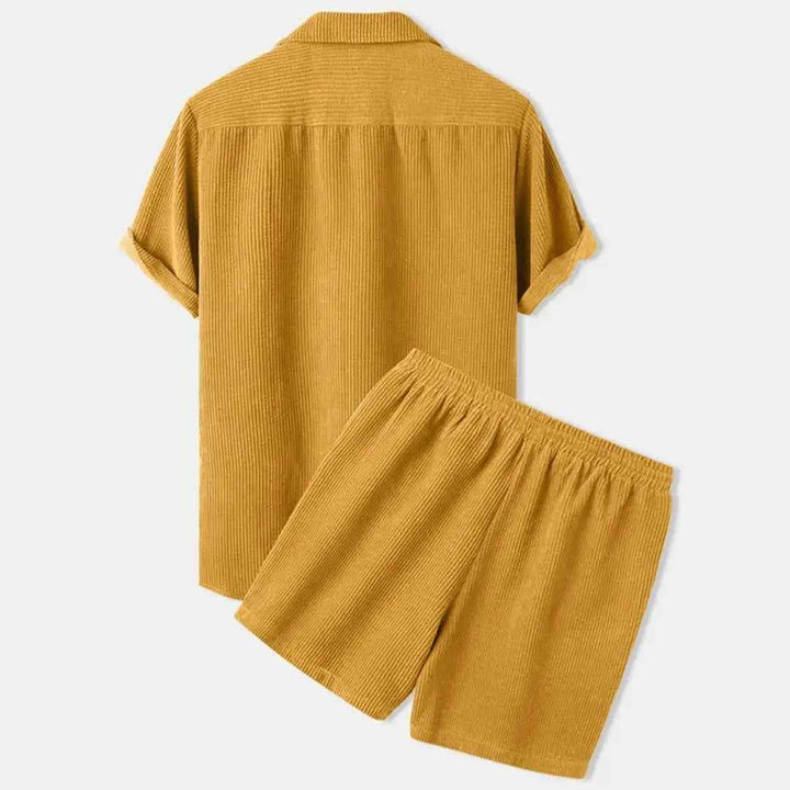Men's Retro Casual Corduroy Set