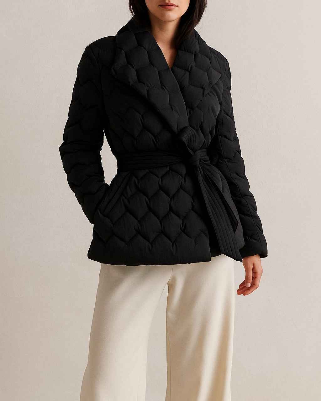 Women's Quilted Wrap Jacket