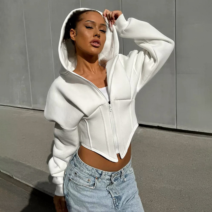 Women's Trendy Corset Hoodie