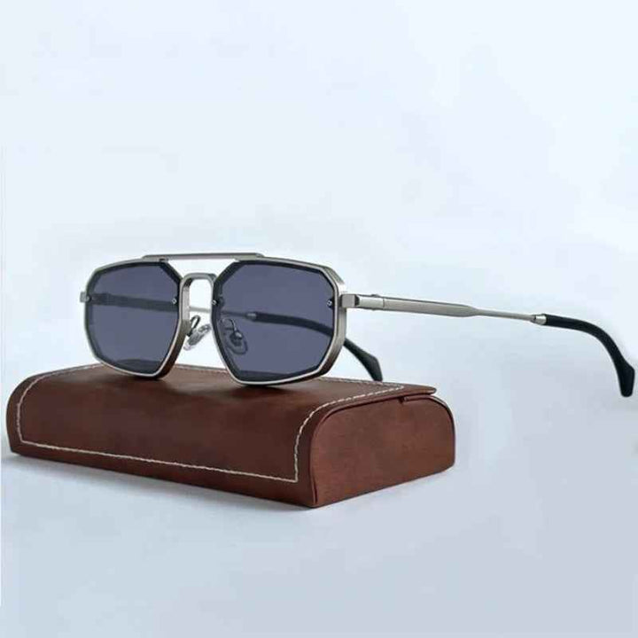 Stylish Riviera Sunglasses Titanium Gray