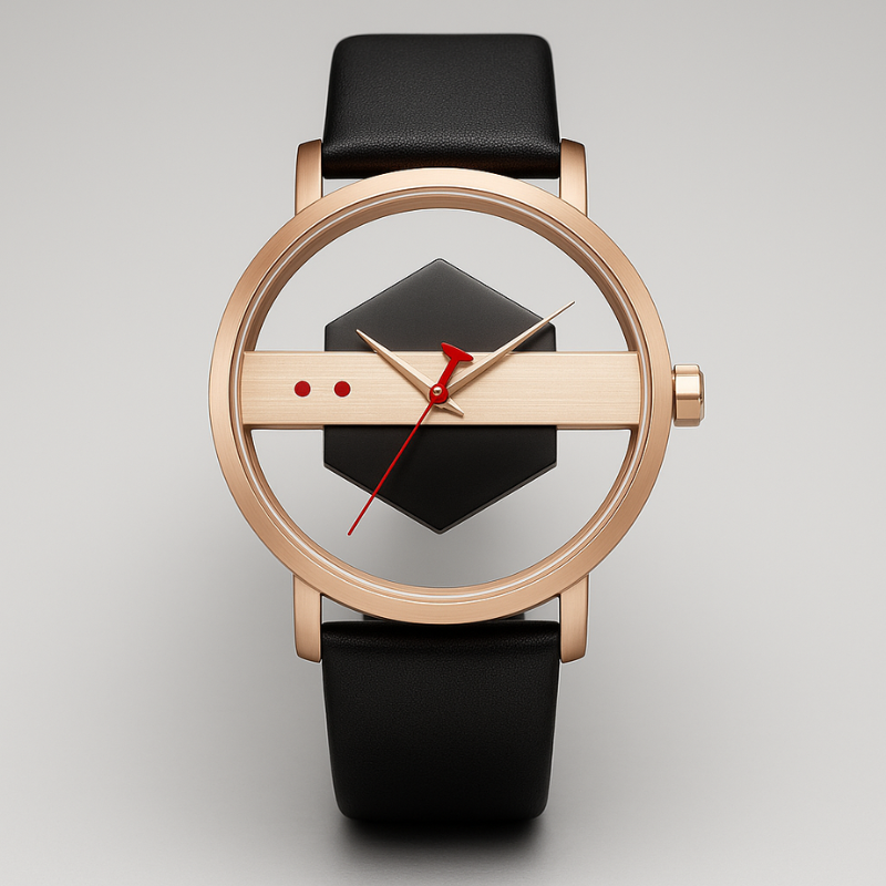 Orbit Timepiece: Stylish and Modern Design Black Rose Gold