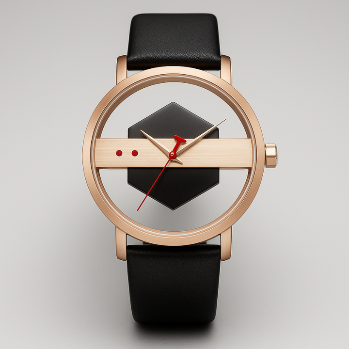 Orbit Timepiece: Stylish and Modern Design Black Rose Gold