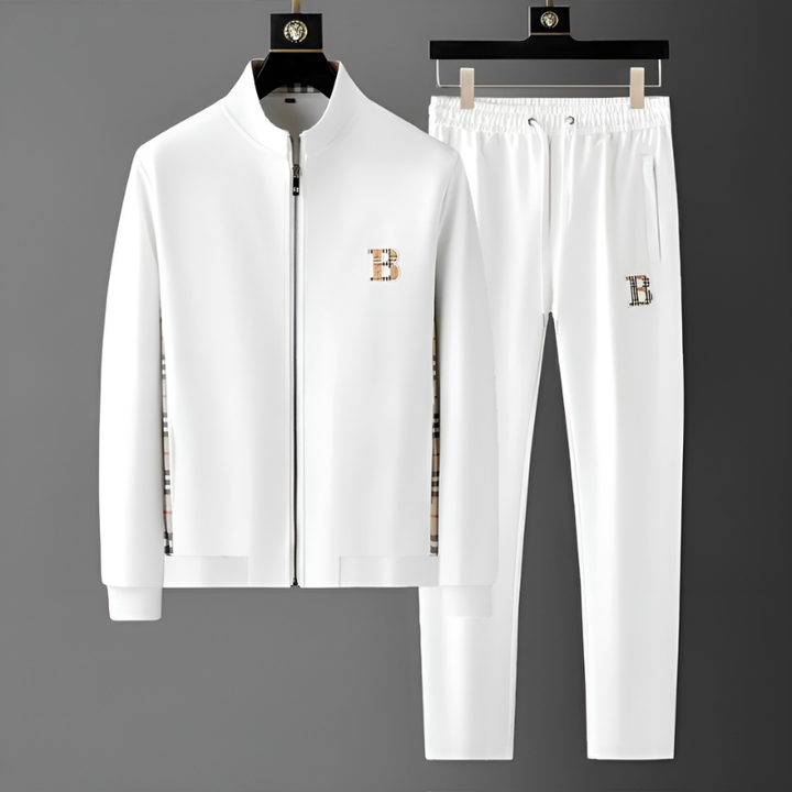 Bracciano Premium Tracksuit Set White