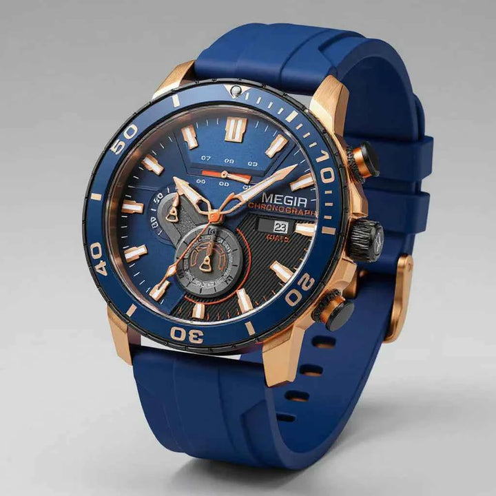 Chronomaster Luxury Timepiece Royal Blue