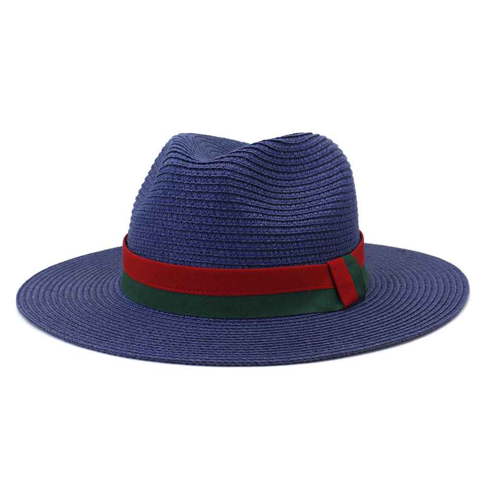 Stylish Sun Protection Hats for Men and Women – Perfect for Outdoor Beach Adventures Navy Blue One size