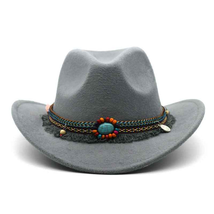 Cowboy Hats for Men & Women - Stylish Curled Felt for Riding Adventures