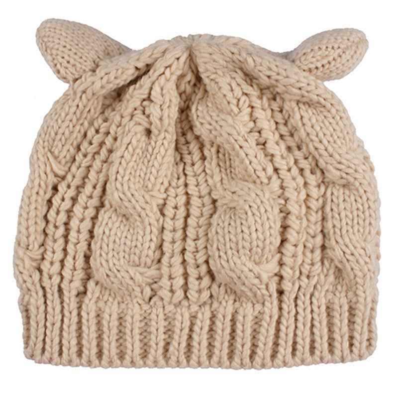 Handmade 3D Cat Ear Beanie – Stay Cozy and Cute This Winter!