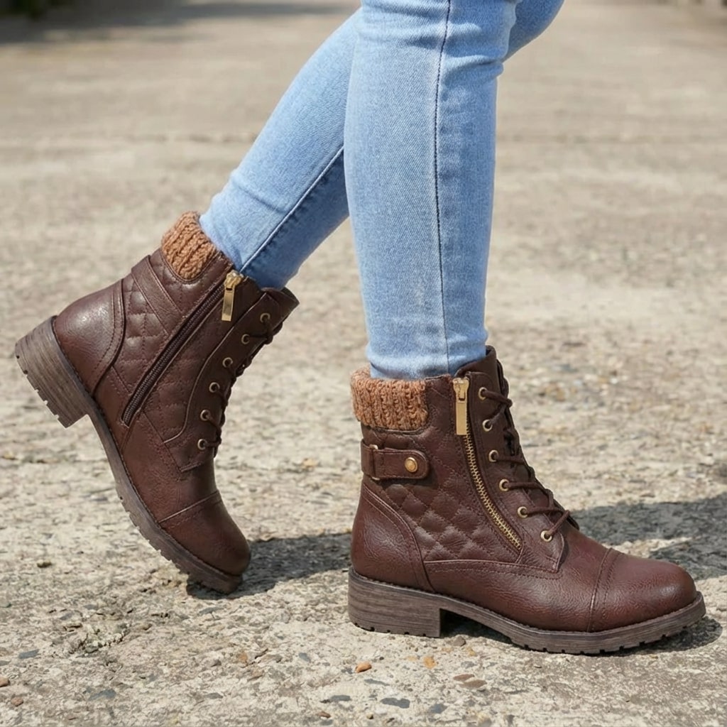 Women's Leather Ankle Boots