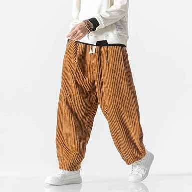 Men's Classic Comfortable Corduroy Pants Khaki
