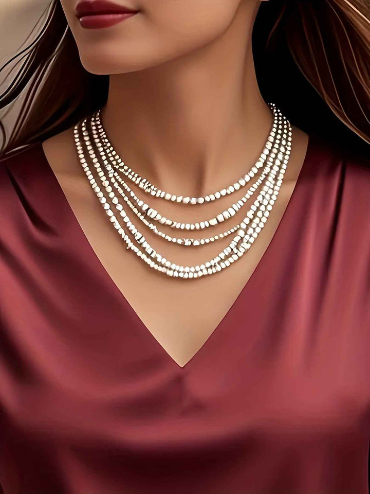 Women's Draped V-Neck Blouse