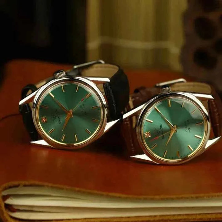 Round Case Multi-Link Bracelet Watch