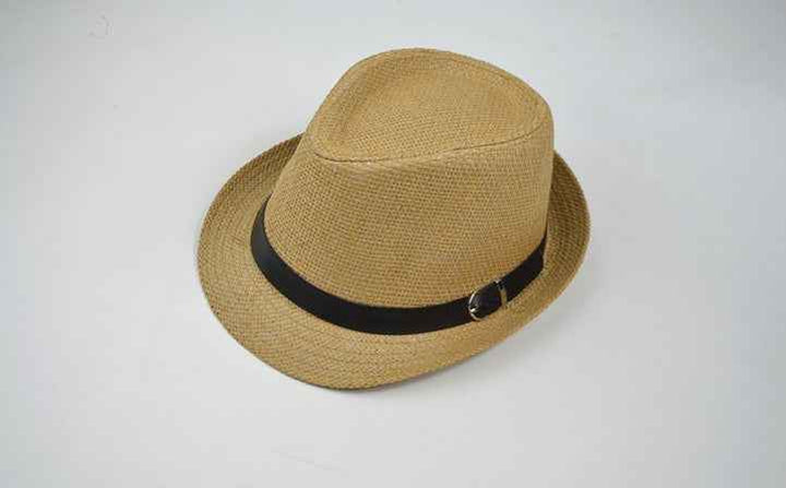 Men's Trendy Summer Straw Hat for Outdoor Adventures and Sun Protection