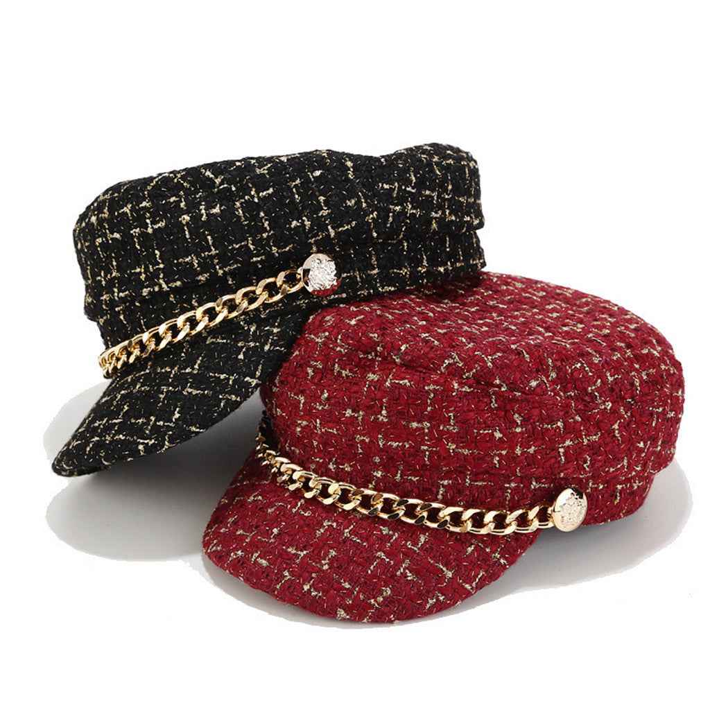 Octagonal Hat Cap - Stylish, Versatile Design for Unique Fashion Statements