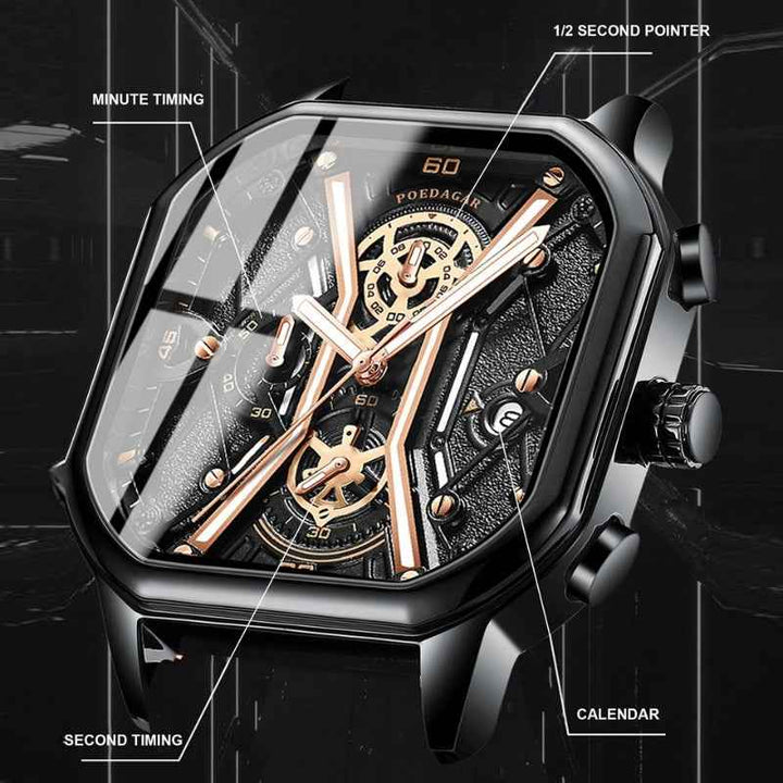 Premium Obsidian Luxury Watch