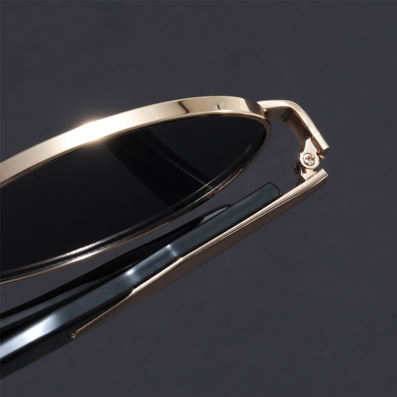 Vintage-Inspired Gold Sunglasses