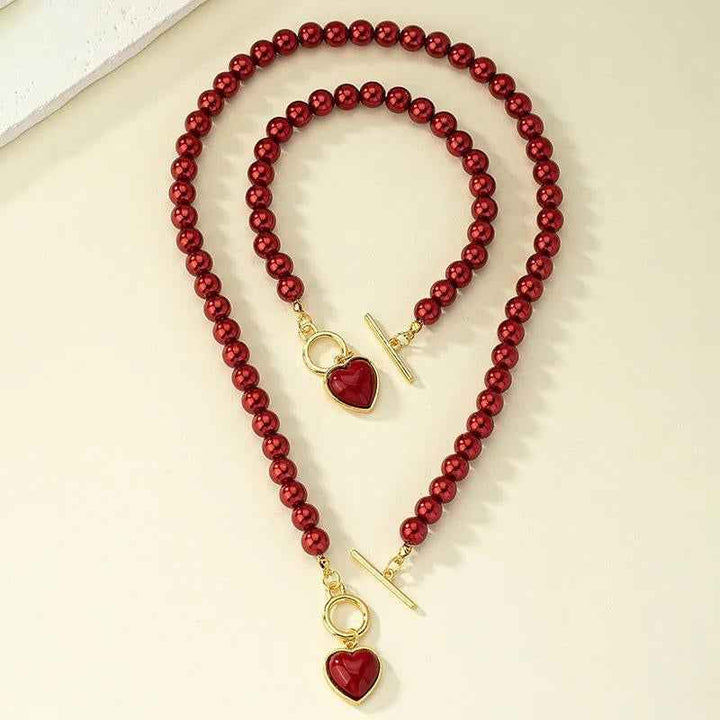 Elegant Pearl Jewelry Set