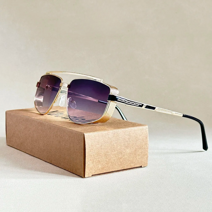 Stylish UV Protection Sunglasses Purple
