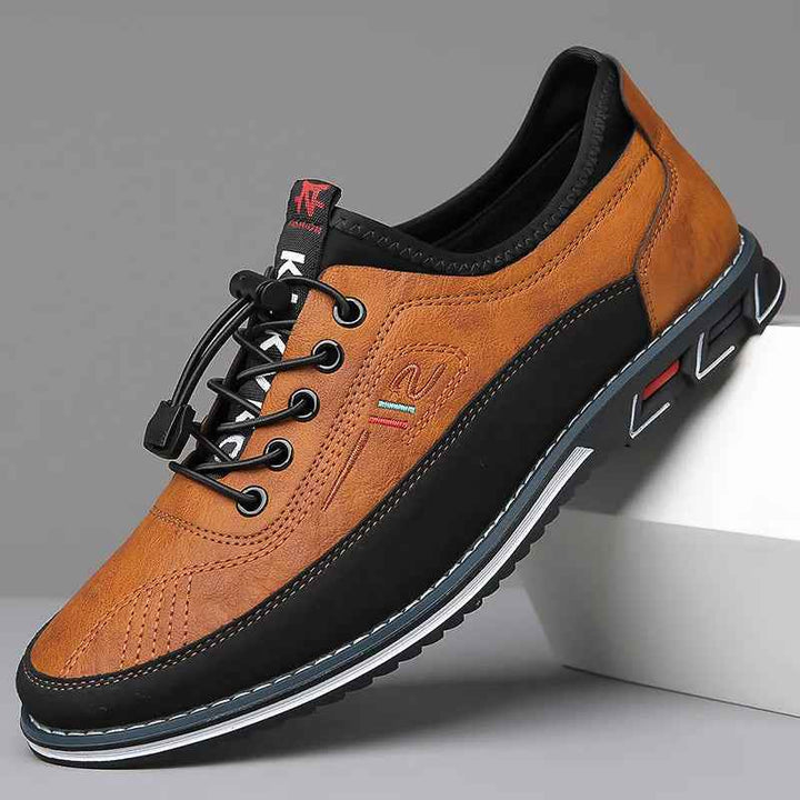 Men's Slip-On Sneakers with Tassel and Laces | Round Toe Cap