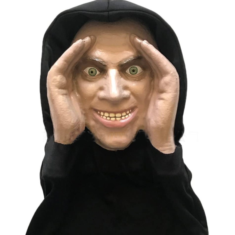 Halloween's Creepy Window Peeper Figure with Suction Cup and Realistic Face