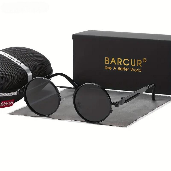 Steampunk-Inspired Mirage Sunglasses Black