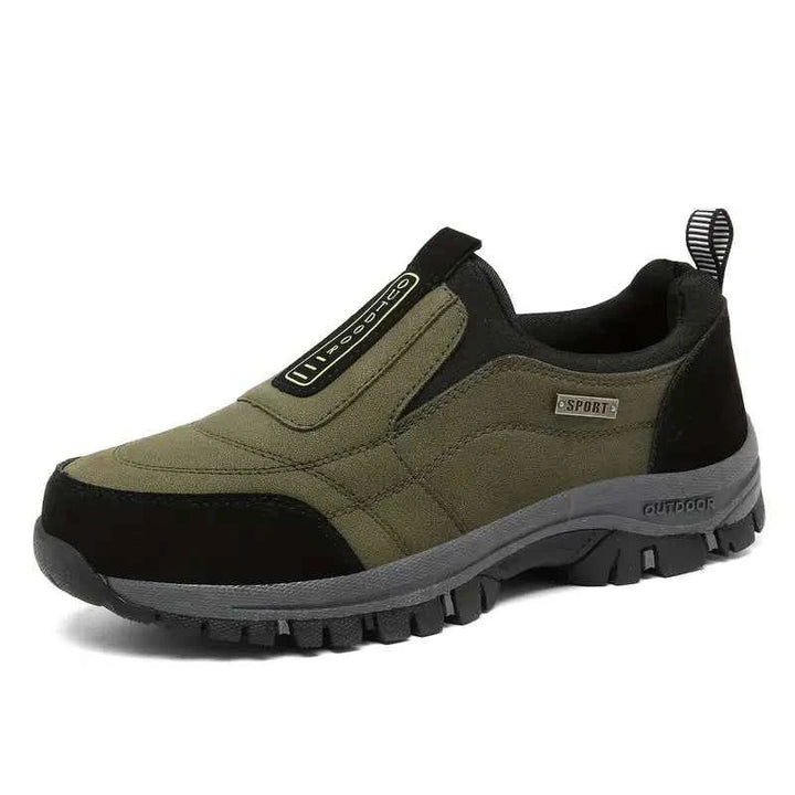 Logan | Comfortable Slip-On Orthopedic Shoes Army Green