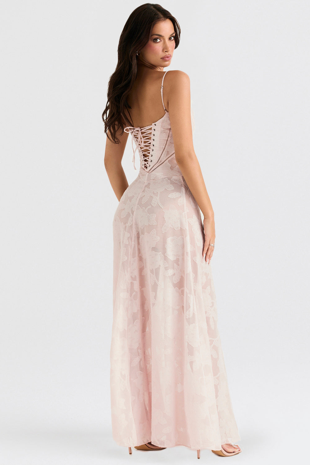 Charline | Women's Elegant Embroidered Maxi Dress