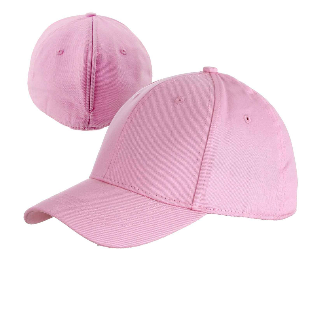 Cap With Hair Extensions Automatic Magnetic Cap Sports Cap Pink Free Size