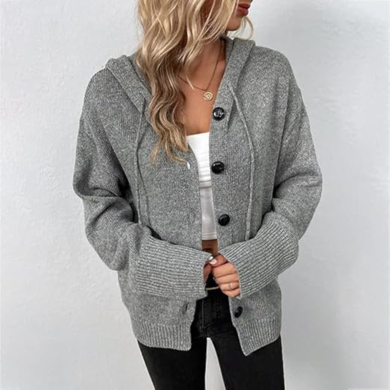 Women's Knit Button-Up Cardigan