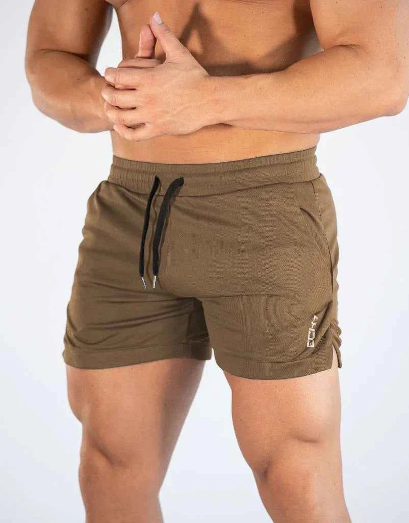 Men's Quick-Dry Swim Shorts for Comfortable Beach Wear Brown