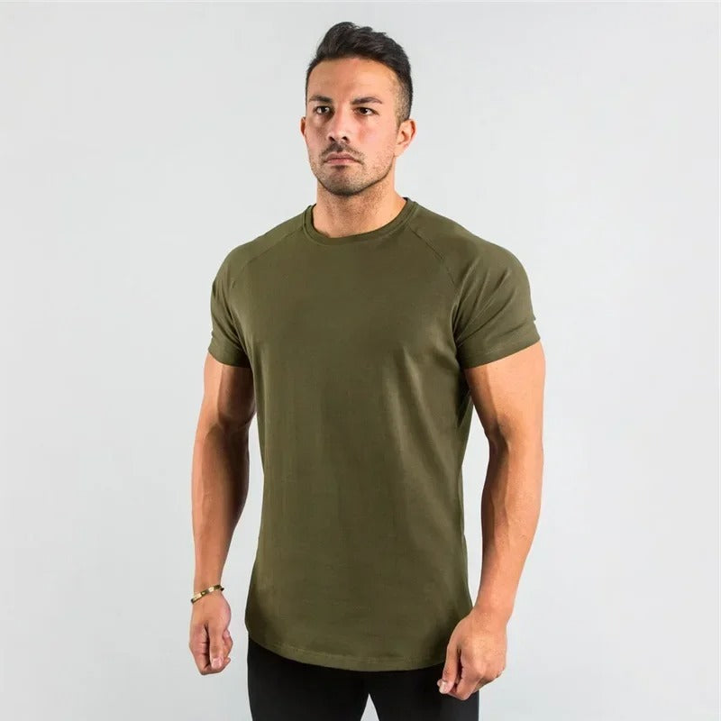 Men's Premium Muscle Fit T-Shirt Army Green